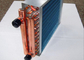 Alto cambiador de calor de la CA de la flexibilidad, aleta del aluminio del tubo de cobre del cambiador de calor del congelador