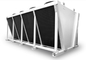 Tipo vertical refrigerador seco refrescado aire del evaporador V para la conservación en cámara frigorífica