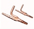 3/8&quot; componentes del cambiador de calor del tubo del cobre de la rama para la refrigeración