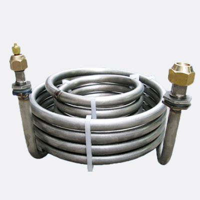 Cambiador de calor Titanium de la bobina del tubo 6000KW del evaporador del acuario